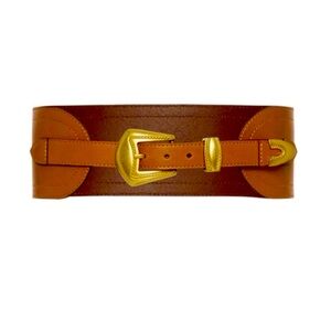 Spell & The Gypsy Brown Leather Vista Belt L NWT